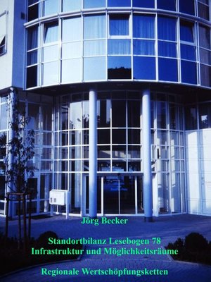 cover image of Standortbilanz Lesebogen 78 Infrastruktur und Möglichkeitsräume